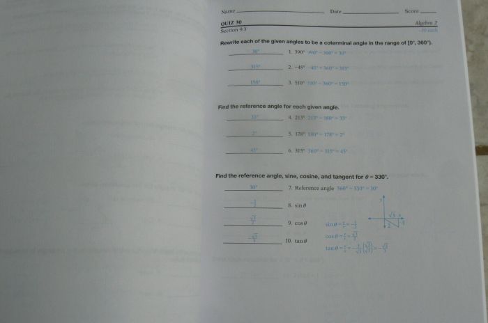 Abeka algebra 2 quiz 20