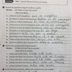 En espanol 1 workbook answers