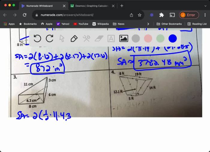 Unit 11 volume and surface area homework 4