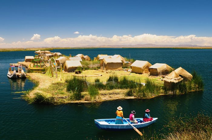 Uros floating reed islands answer key